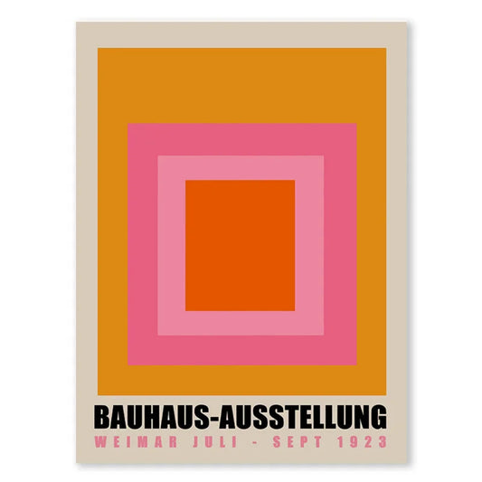 Bauhaus-ausstellung Weimar Juli - Sept 1923 Wall Art Canvas Print