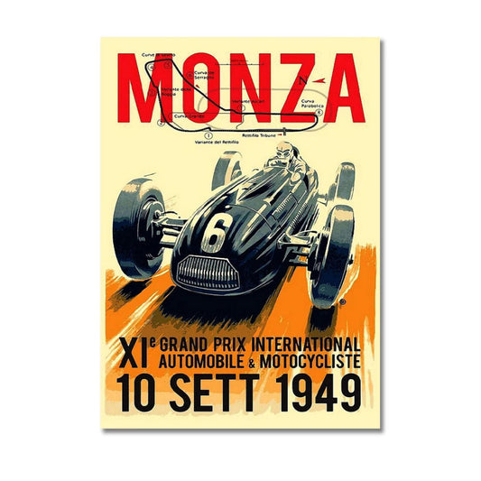 Monza Wall Art Canvas Print