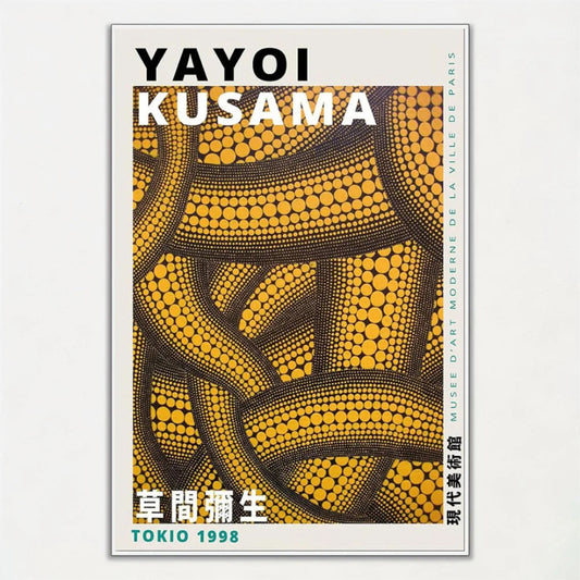 Yayoi Kusama Retro Pop Art Print Poster