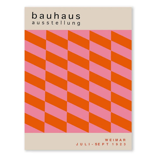 Bauhaus Ausstellung Wall Art Canvas Print