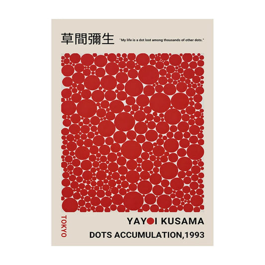 Yayoi Kusama Poster Polka Dot Poster