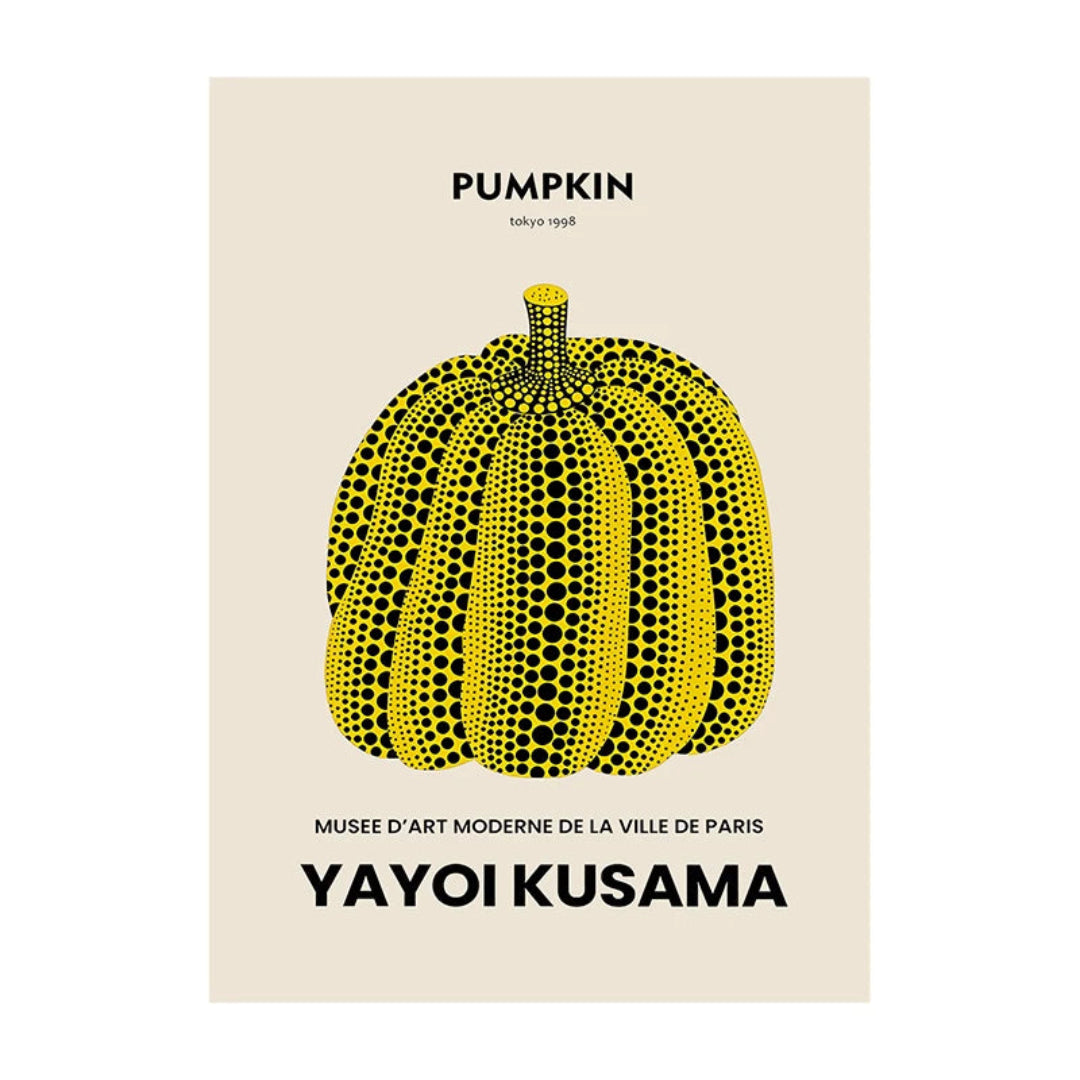 Yayoi Kusama Pumpkin Poster