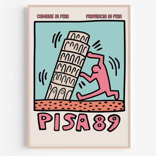 Exhibition Pisa 89 Wall Art Poster