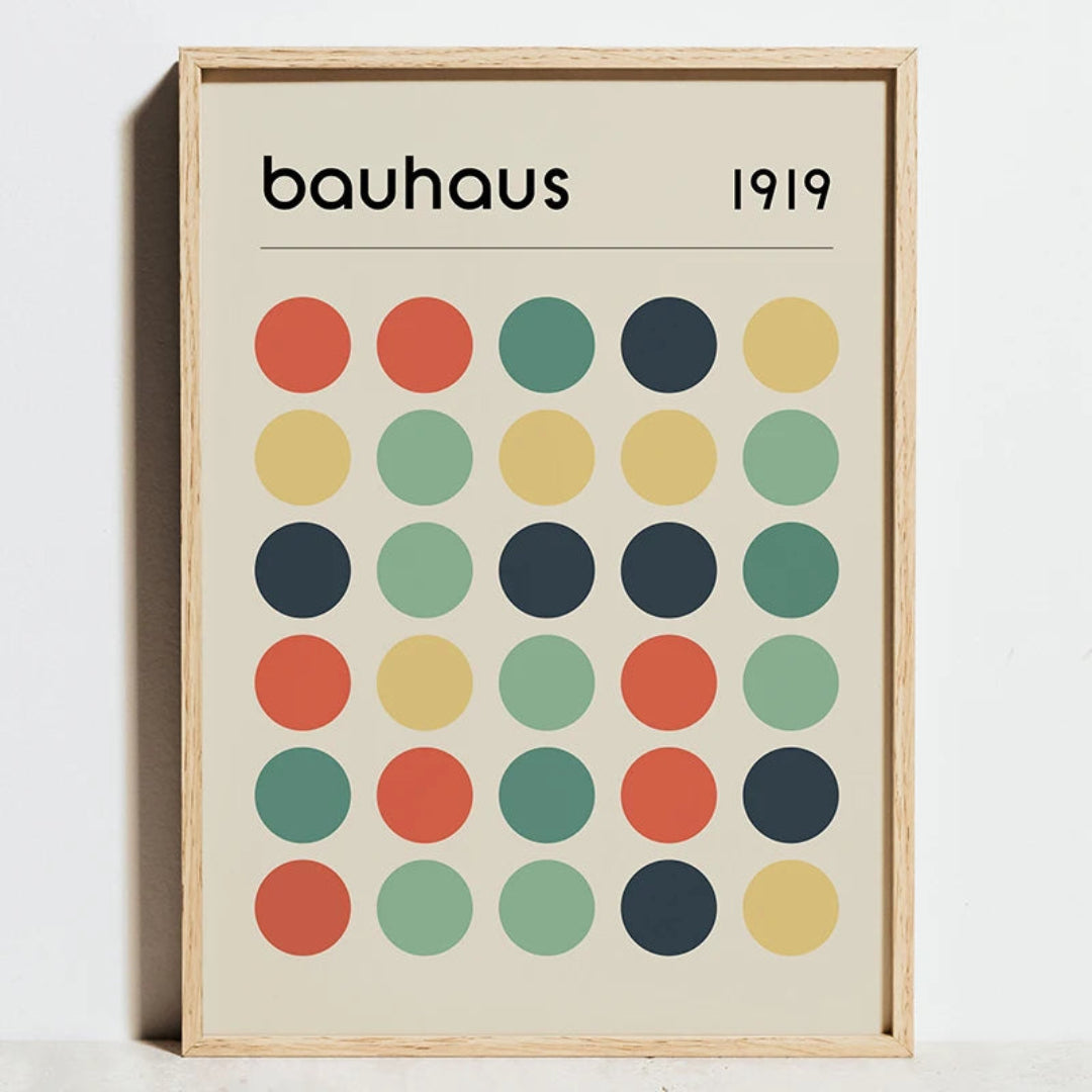 Geometric Bauhaus Exhibition Posters