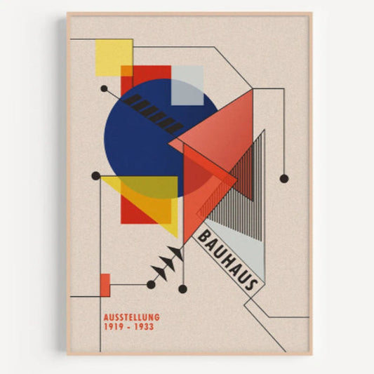 Exhibition Bauhaus Wall Art Poster