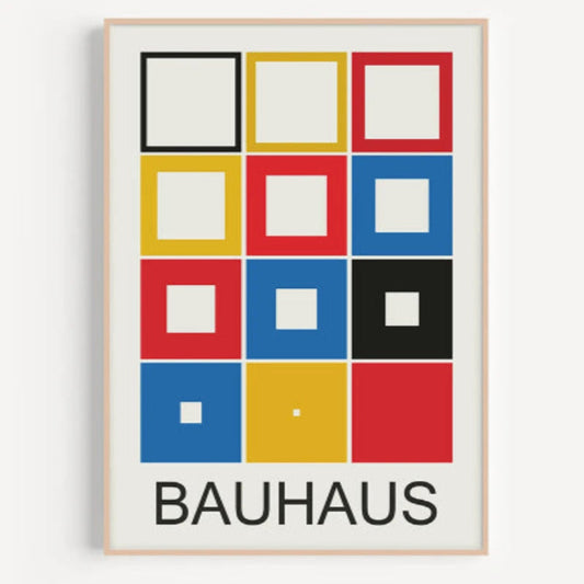 Exhibition Bauhaus Wall Art Poster