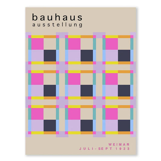 Bauhaus Ausstellung Wall Art Canvas Print