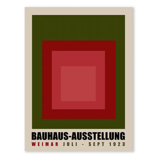 Bauhaus-ausstellung Weimar Juli - Sept 1923 Wall Art Canvas Print