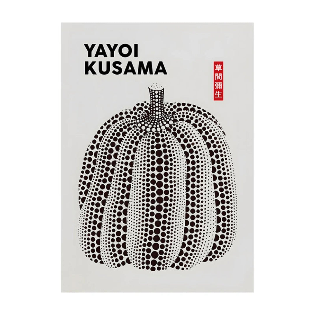 Yayoi Kusama Black Pumpkin Poster