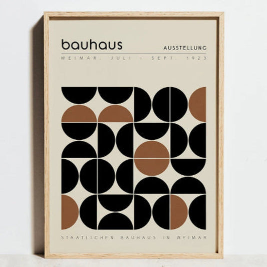 Geometric Bauhaus Exhibition Posters