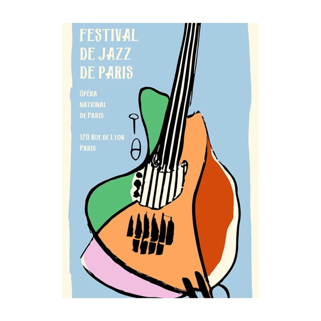 Festival De Jazz De Paris Wall Art Posters