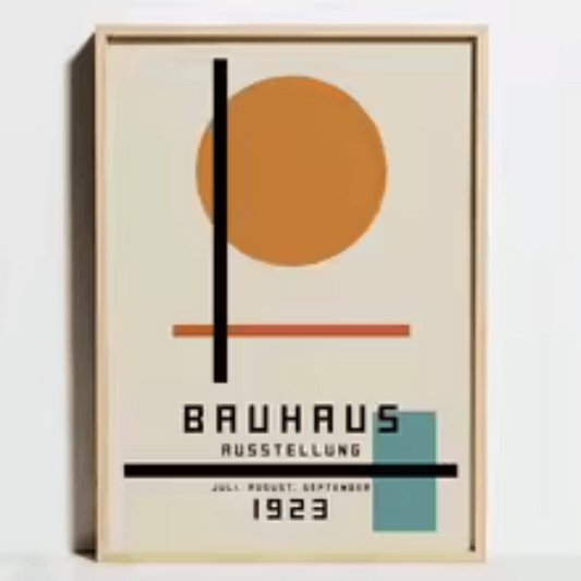 1923 Bauhaus Wall Art Poster