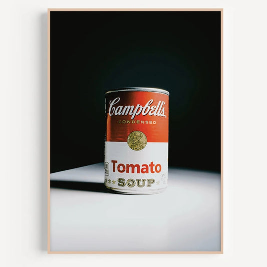 Exhibition Tomato Soup Wall Art Poster