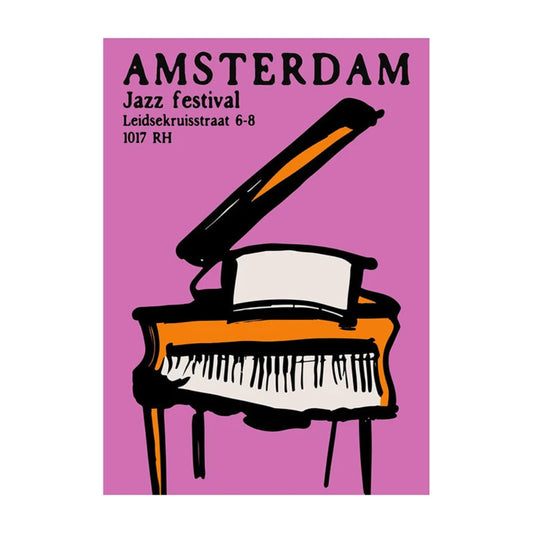 Amsterdam Jazz Festival Wall Art Posters