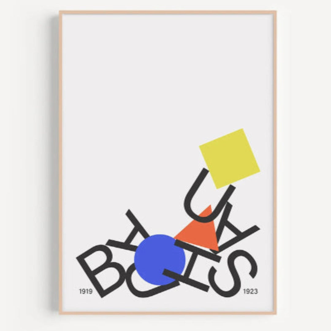 Exhibition Bauhaus Wall Art Poster