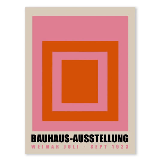 Bauhaus-ausstellung Weimar Juli - Sept 1923 Wall Art Canvas Print