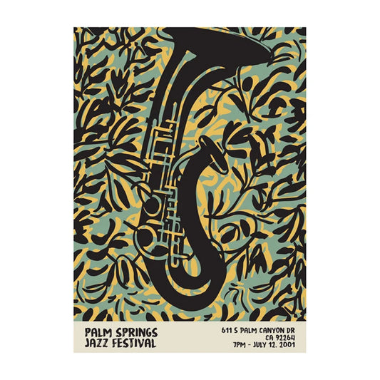 Palm Springs Jazz Festival Wall Art Posters