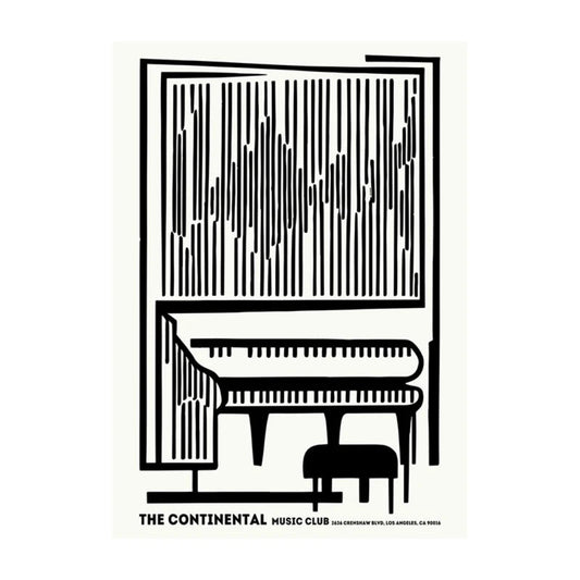 The Continental Music Club Wall Art Posters