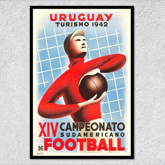 Uruguay Turismo 1942 Wall Art Canvas Print