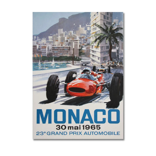 Monaco 30 Mai 1965 Wall Art Canvas Print